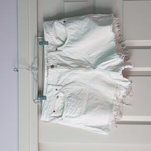 Madewell Relaxed Denim Shorts White 16W